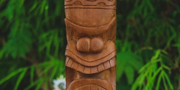 Warrior and Strength Tiki Totem