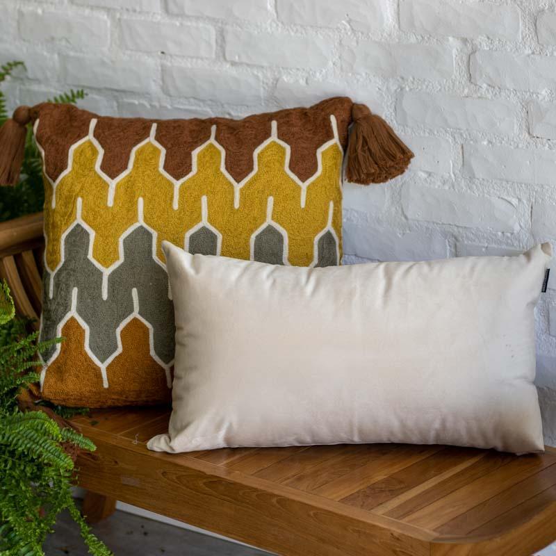 capa almofada artesanal boho algodao poliéster brasil tecelagem textil decoração casa loja artesintonia 02