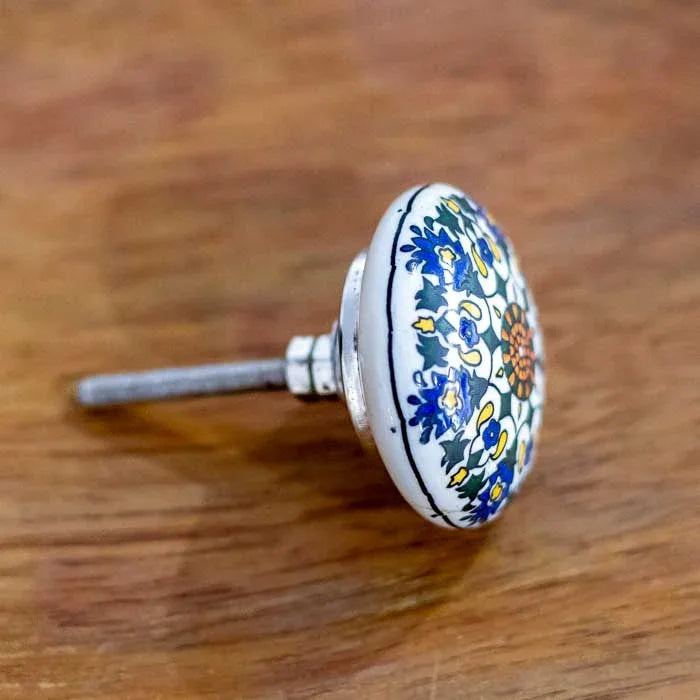 214313 puxador decorativo india gaveta movel floral ceramica porcelana boho artesanal pintura-1