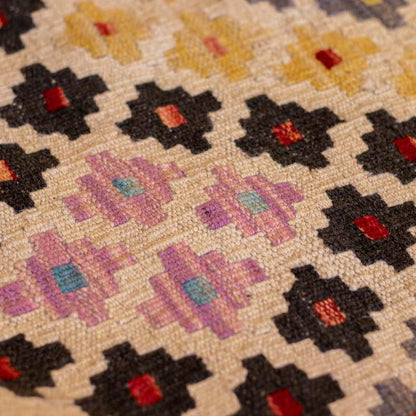 tapete kilim iraniano algodao la seda tecelagem textil tradicao cultura cores artesanal loja artesintonia 03
