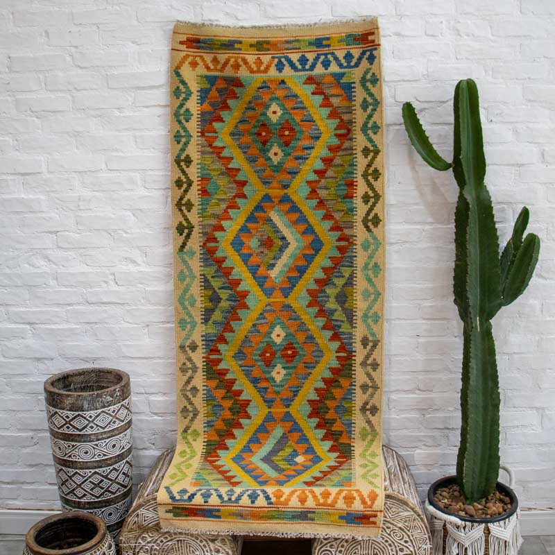 passadeira kilim artesanal iraniana arte decoração casa tradição cultura textil algodao persa tecelagem beleza loja artesintonia 01