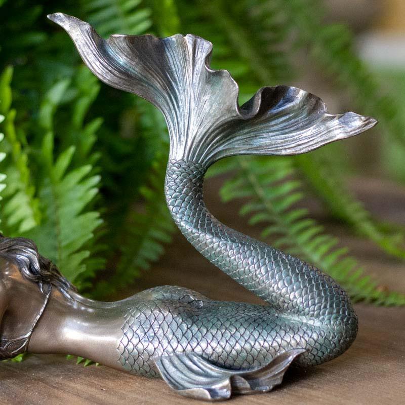 escultura sereia resina bronze eronesedesign decoracao casa mar oceano beleza artesanato china loja artesintonia 03