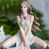 escultura veronese design mulher lobo forca energia feminina liberdade natureza resina decoracao loja artesintonia 05