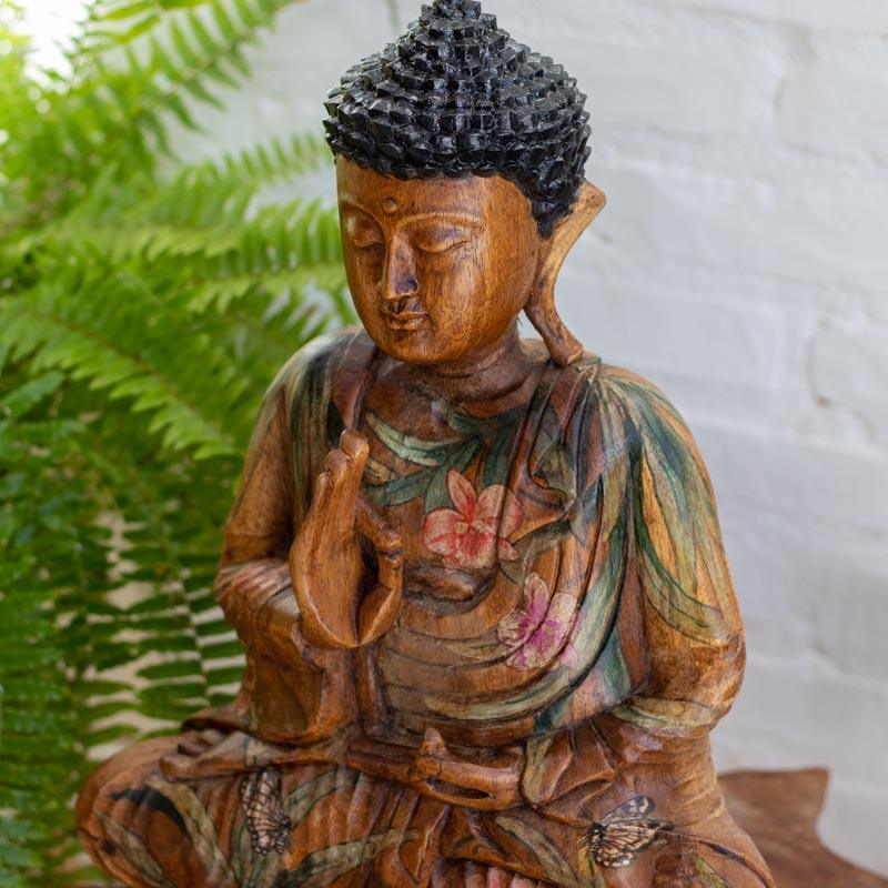 AP1 19 escultura budabuddha altar tatto pintura artistica artesanal madeira home decor decoracao zen budista artesintonia 1 2