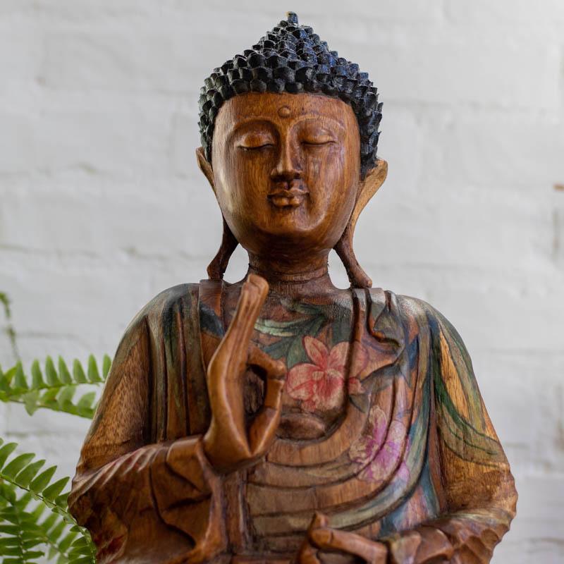 AP1 19 escultura budabuddha altar tatto pintura artistica artesanal madeira home decor decoracao zen budista artesintonia 1 2