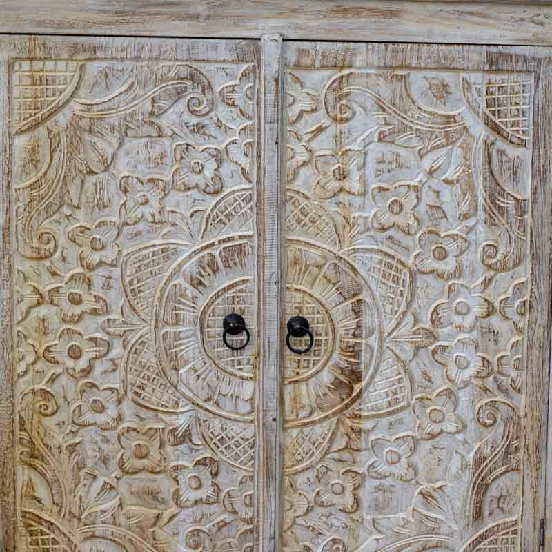 movel madeira teca entalhada artesanato bali indonesia decoracao boo estilo design buffet aparador casa interiores comprar loja artesintonia