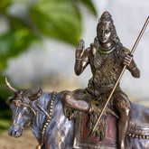 escultura deus hindu shiva nandhi resina bronze arte china veronese design comprar loja artesintonia 02
