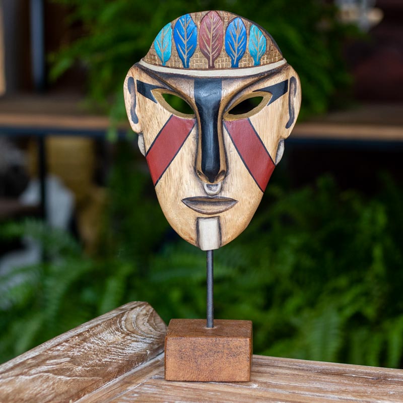 mascara decorativa artesanal brasil artesanato indigena pinturas etnica tribos cultura tradicao ancestrais loja artesintonia 01