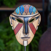 mascara decorativa artesanal brasil artesanato indigena pinturas etnica tribos cultura tradicao ancestrais loja artesintonia 02