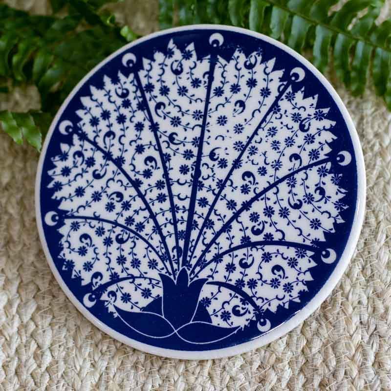 descanso panela decorativo turco ceramica artesanal pinturas desenho mosaico mesa cozinha comprar loja artesintonia