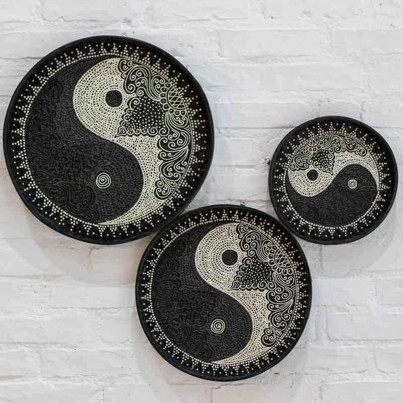 cesto artesanal decoracao casa parede bambu bali yin yang dualidade indonesia loja artesintonia 02