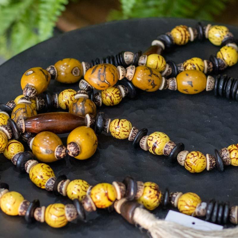 colar decorativo mesa parede acessorio indigena arte natural cultura etnica ancestral artesintonia colar decorativo indígena 04