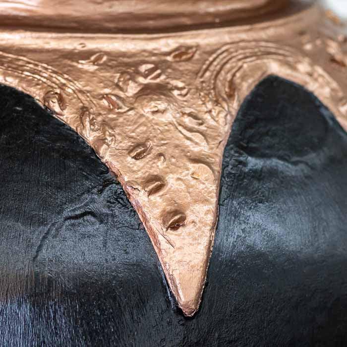 Vaso em terracota de Bali estilo boho artesanal.