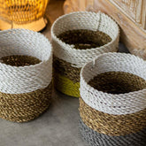cestaria artesanal bali indonesia color fibra natural trama cachepots plantas deco casa prateleiras loja artesintonia 02