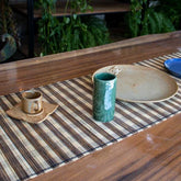esteira mesa bambu descoracao bali artesanato mesa posta almoco jantar servir loja artesintonia 05