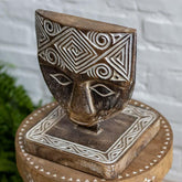 mascara decorativa madeira artesanal bali timor etnica decoracao entalhos primitivo ancestral loja artesintonia 02