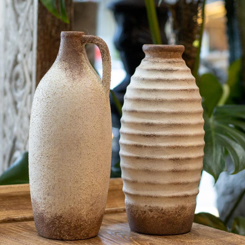 vaso decorativo ceramica rustico plantas flores decoracao casa sala mesa decorative ceramic vase 02