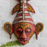 mascara decorativa borneo kuat bali indonesia madeira albizia artesanato cultura tradicao loja artesintonia 06