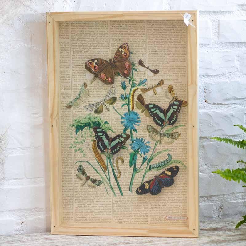 quadro box madeira acrilico borboletas natureza decoracao casa home loja artesintonia 01