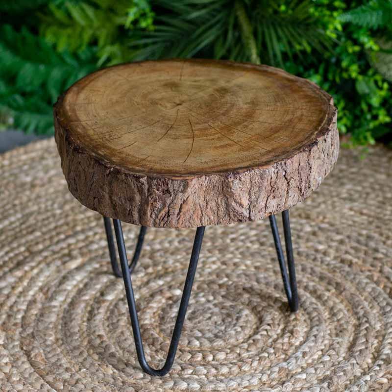 mesa centro madeira rustica tronco arvore teca resistente artesanato bali indonesia decoracao sala casa varanda design interiores comprar loja artesintonia