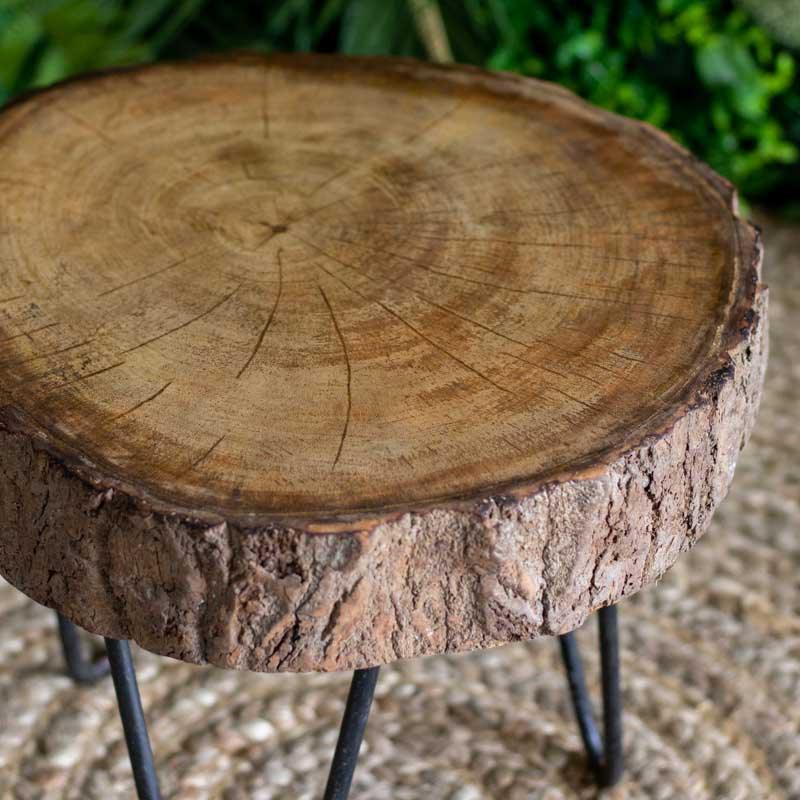 mesa centro madeira rustica tronco arvore teca resistente artesanato bali indonesia decoracao sala casa varanda design interiores comprar loja artesintonia