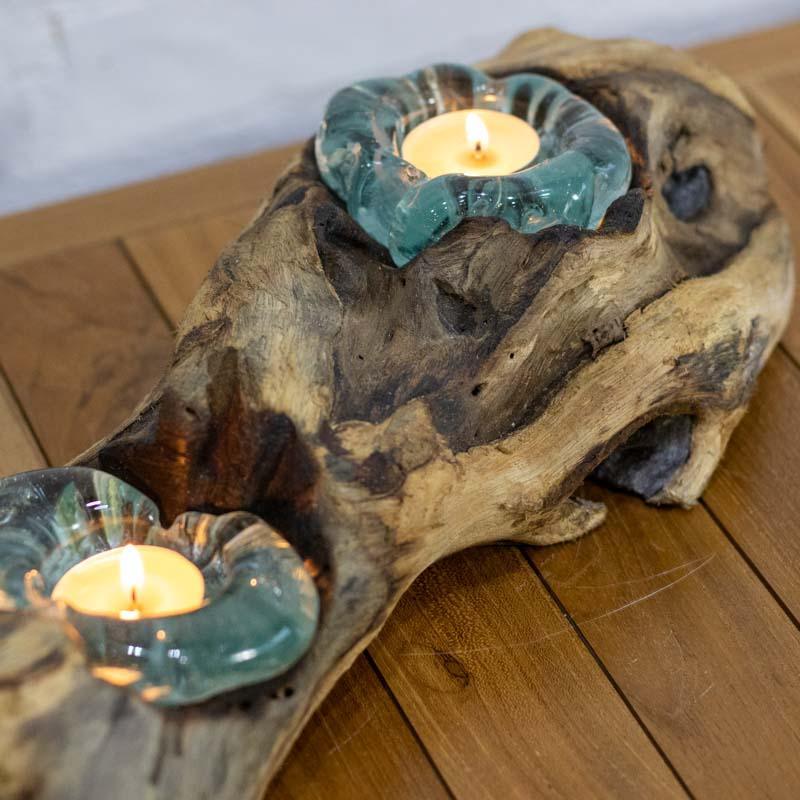 porta velas candle light suporte vela madeira teca teka tronco rústico bali balinês balinesa indonésia artesanato arte art artesão artista decor decoration decoração home casa lar decorativo