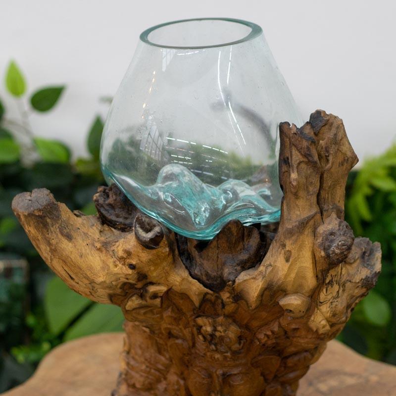 terrario vidro madeira tronco arvores rustico arte bali indonesia natureza conexao decoracao casa loja artesintonia
