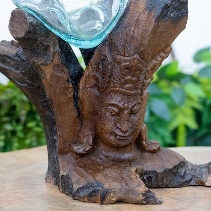 terrario vidro madeira tronco arvores rustico arte bali indonesia natureza conexao decoracao casa loja artesintonia