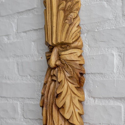 escultura mascara artesanal tronco rustico arvore decoracao casa bali indonesia homem rosto greenman loja artesintonia 04