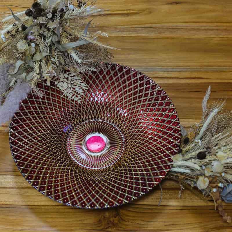 prato decorativo turco fruteira vidro turquia turca artesanatos decorativos bandeja mandala decoracoes casa home cozinha sala de estar artesintonia vemhlro