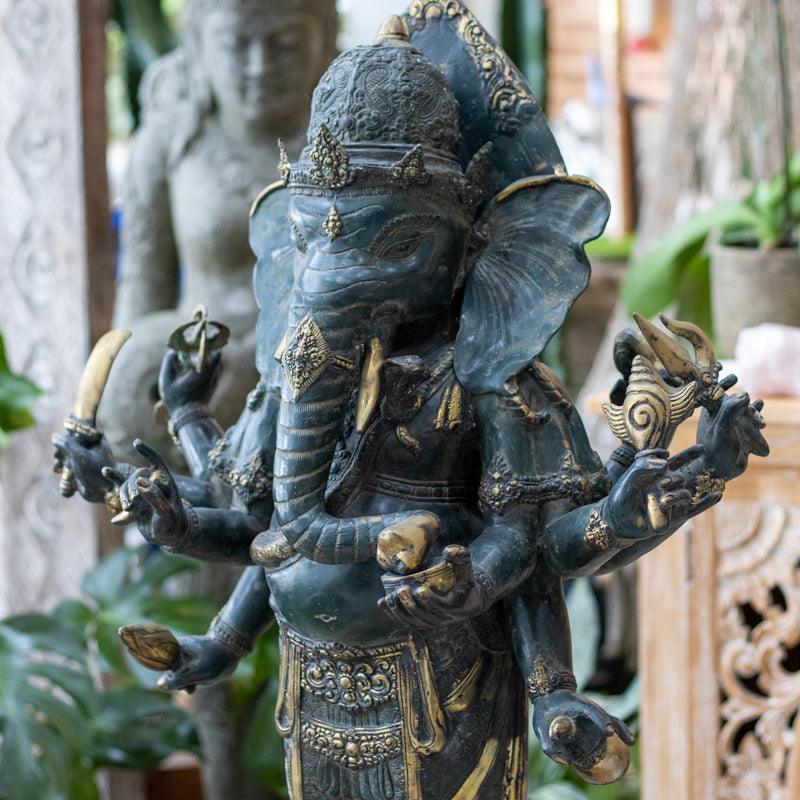 Escultura Ganesh em Bronze - Arte &amp; Sintonia 2023, arte balinesa, arte decorativa, artes unicas, Bali - PAN, bali23, Bronze, decor, Decor Home, Deuses Hindus, Divindades Hindu, escultura, esculturas, facenews, Ganesh, Ganesha, Indonésia / Bali, outras esculturas