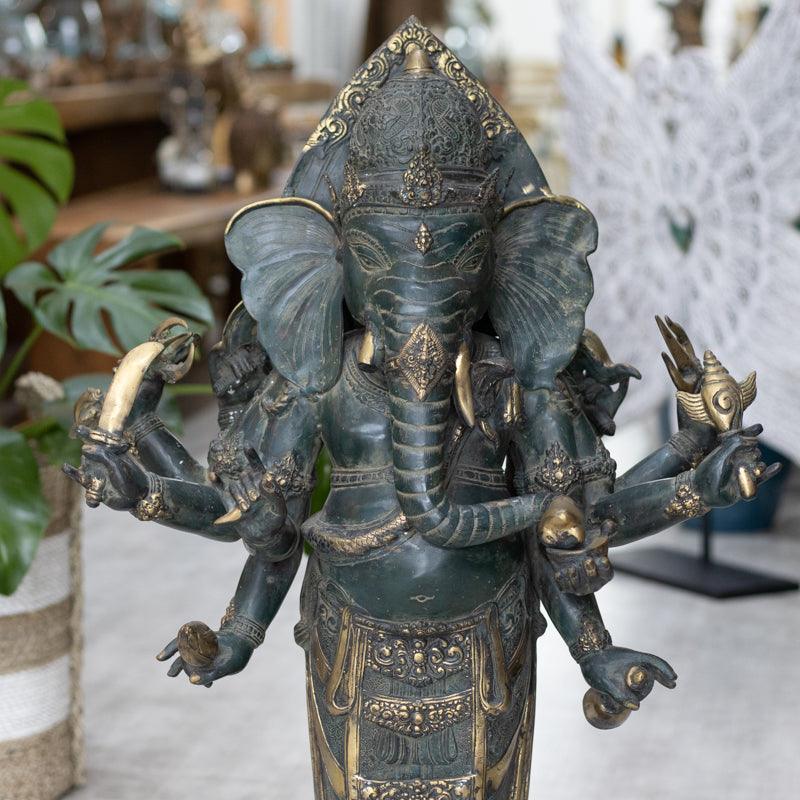 Escultura Ganesh em Bronze - Arte &amp; Sintonia 2023, arte balinesa, arte decorativa, artes unicas, Bali - PAN, bali23, Bronze, decor, Decor Home, Deuses Hindus, Divindades Hindu, escultura, esculturas, facenews, Ganesh, Ganesha, Indonésia / Bali, outras esculturas