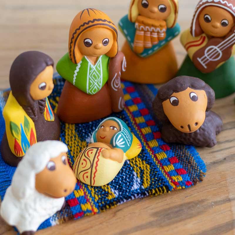 escultura presepio ceramica sagrada familia jesus espiritual religiao uniao serenidade significado peru artesanato loja artesintonia 02