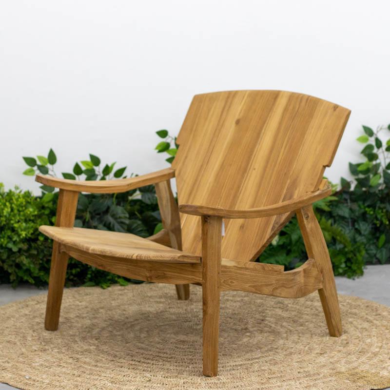 Cadeira Artesanal de Madeira Teca Conforto e Estilo Balinês