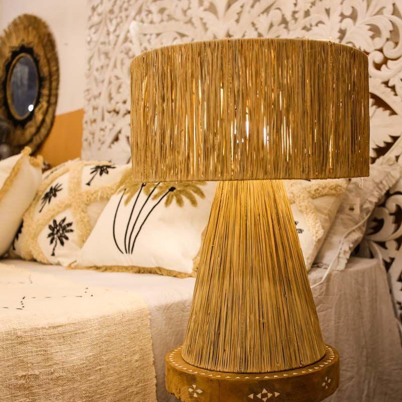 abajur abajour luminária fibra natural rattan decor decoration arte decorativa utilitária bali balinês indonésia