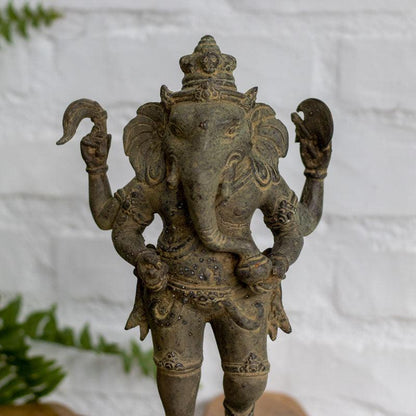 escultura deus ganesha prosperidade bronze barong protecao dualidade cultura bali indonesia altar devocao iluminacao elefante leao loja artesintonia 02