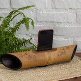 amplificador som artesanal bambu musica caixa entalhos bali indonesia fibra natural decor loja artesintonia 01