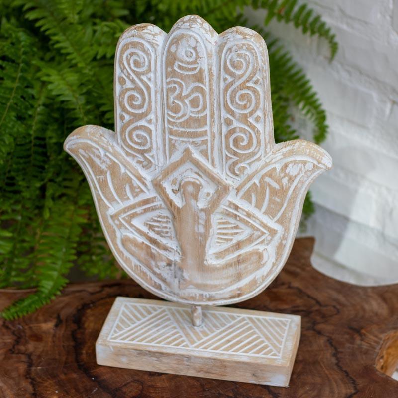 escultura madeira bali indonesia yoga pratica hamsa protecao simbolo espiritualidade serenidade zen loja artesintonia decoracao altar casa meditacao 03