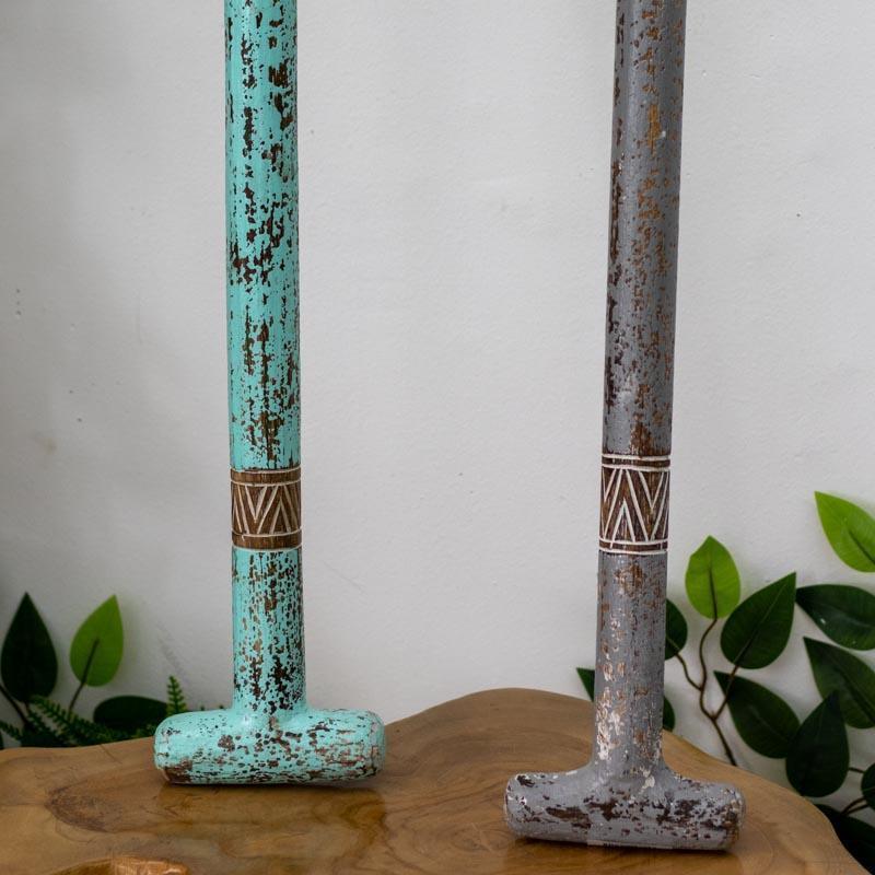 remo decorativo madeira bali indonesia nautico mar energia natural casa praia parede loja artesintonia