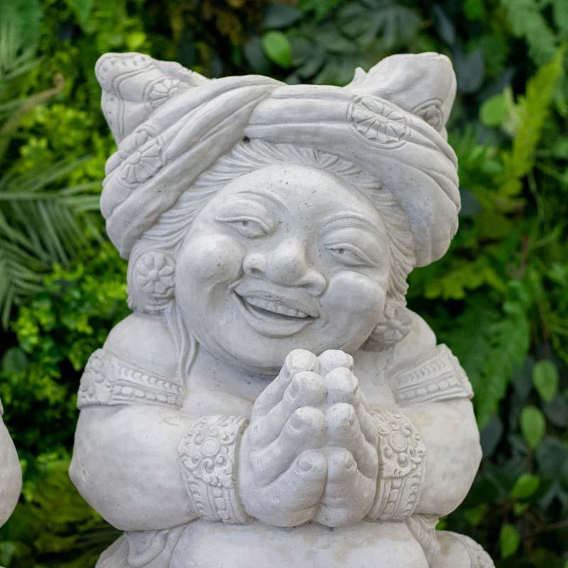 par esculturas lime stone rocha bali bolobolo indonesia decoracao jardim zen garden alegria felicidade saudacao cultura estatuas comprar loja artesintonia