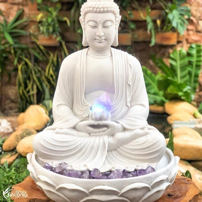 0105 fonte escultura buddah buda bacia flor de lotus decor jardim marmorite agua zen artesintonia 2
