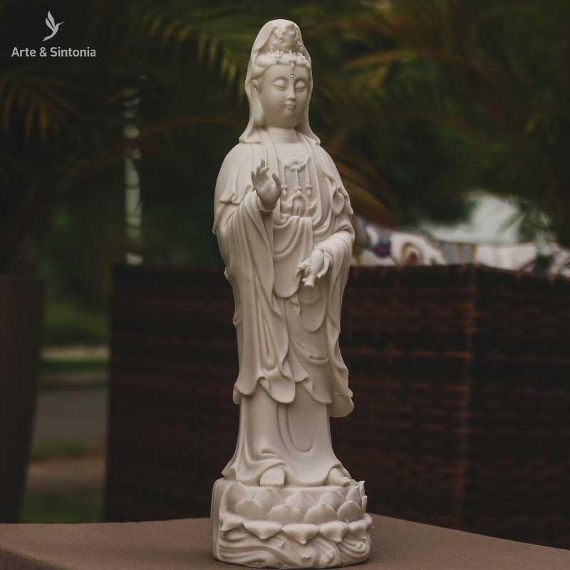 escultura deusa divindade marmorite home decor decorativo decoracao zen artesintonia deusa hindu bali indonesia estatueta deusa estatua hindu hinduismo zen