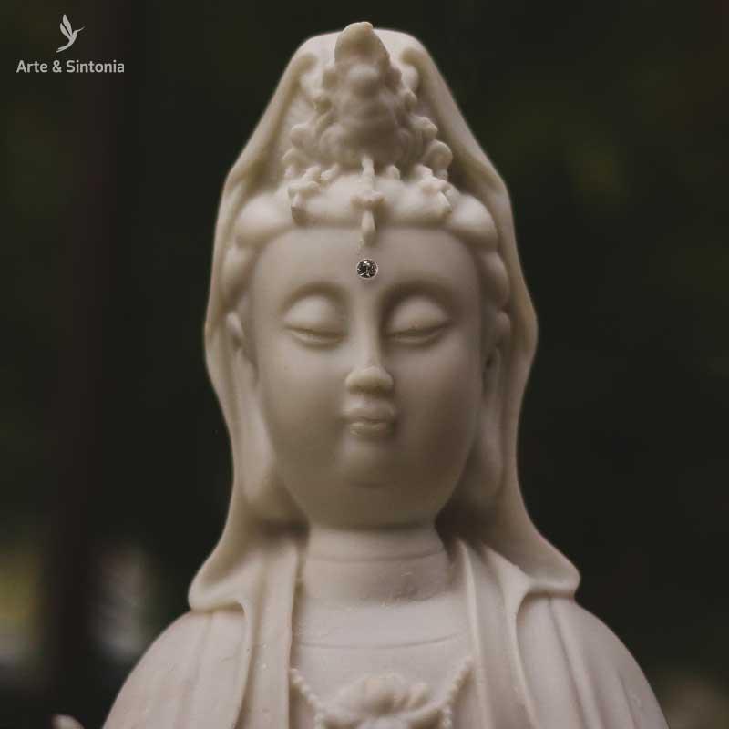 escultura deusa divindade marmorite home decor decorativo decoracao zen artesintonia deusa hindu bali indonesia estatueta deusa estatua hindu hinduismo zen