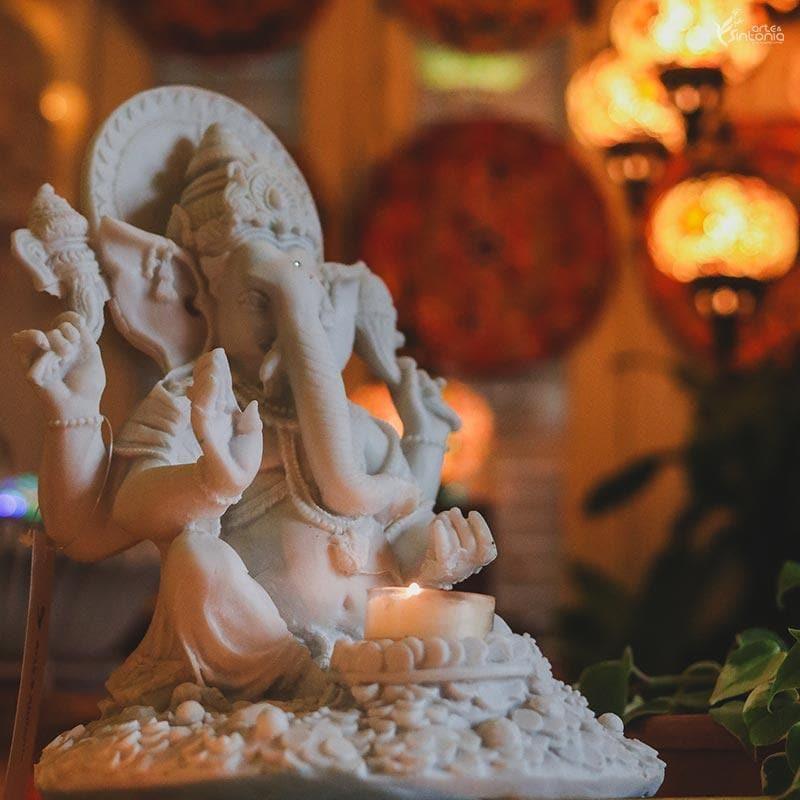 0135 porta vela ganesh ganesha marmorite artesanal arte brasil hinduismo artesintonia 2