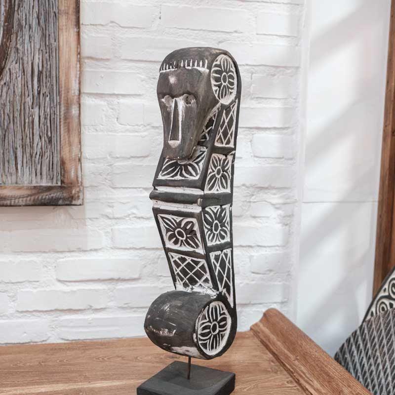 esculpida cavalo marinho seahorse pátina étnico madeira boho decoration rustic rústica loja artesintonia comprar