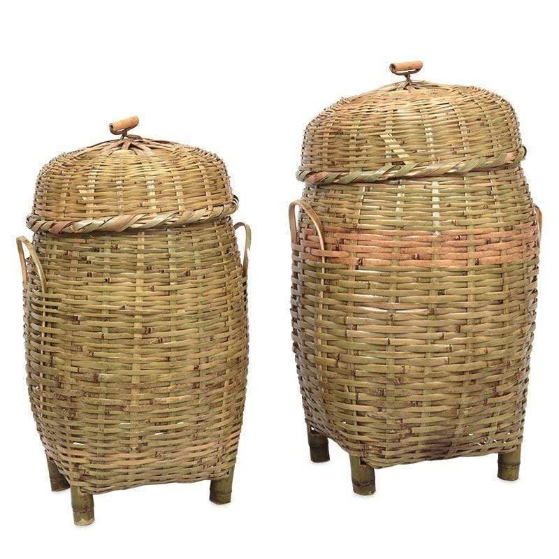 cesto decorativo bambu objetos roupas decor zen bali indonesia artesintonia 2