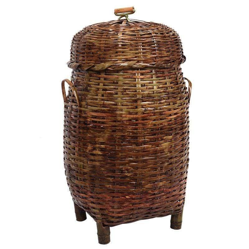 cesto decorativo artesanal natural bambu decor zen artesintonia 1
