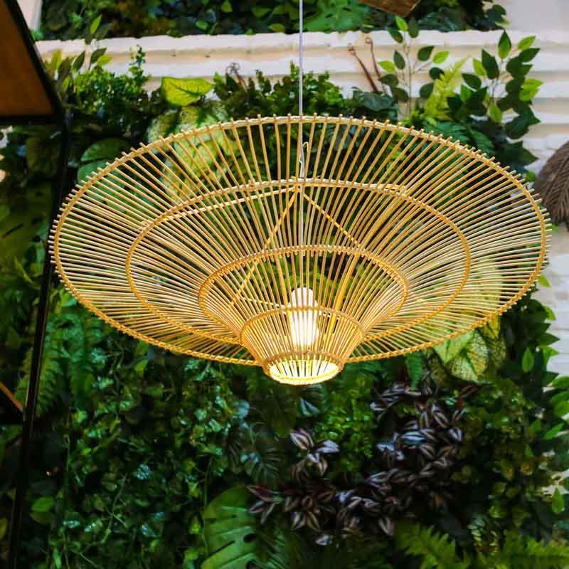 Luminária Teto Rattan 80x30 | Bali - Arte & Sintonia Bali, bali23, facenews, Fibra Natural - Rattan, iluminação, luminaria, luminarias, Luminárias Boho, lustre, lustres, Lustres / Pendentes, promoluminarias