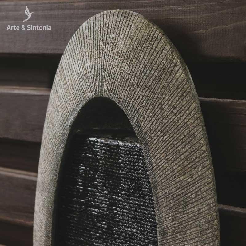 fonte cascata cinza decorativa garden home decor artesintonia decoracao paredes fengshui feng shui oriental 3