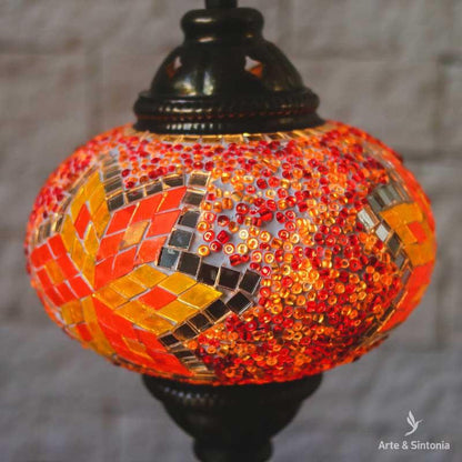 abajur mesa luminaria turca turco mosaico turquia lamparina iluminaria turkish lamp artesintonia 2